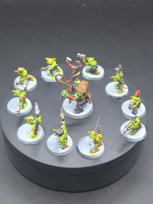 ORKS Gretchin With Runtherd nicely painted Warhammer 40K 1