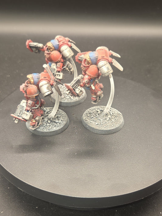 warhammer 40k space marines blood angels Inceptors x3 Tabletop ready painted1