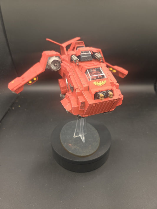 40K Blood Angels Stormraven Gunship x1 Well Painted Forgeworld BA doors1
