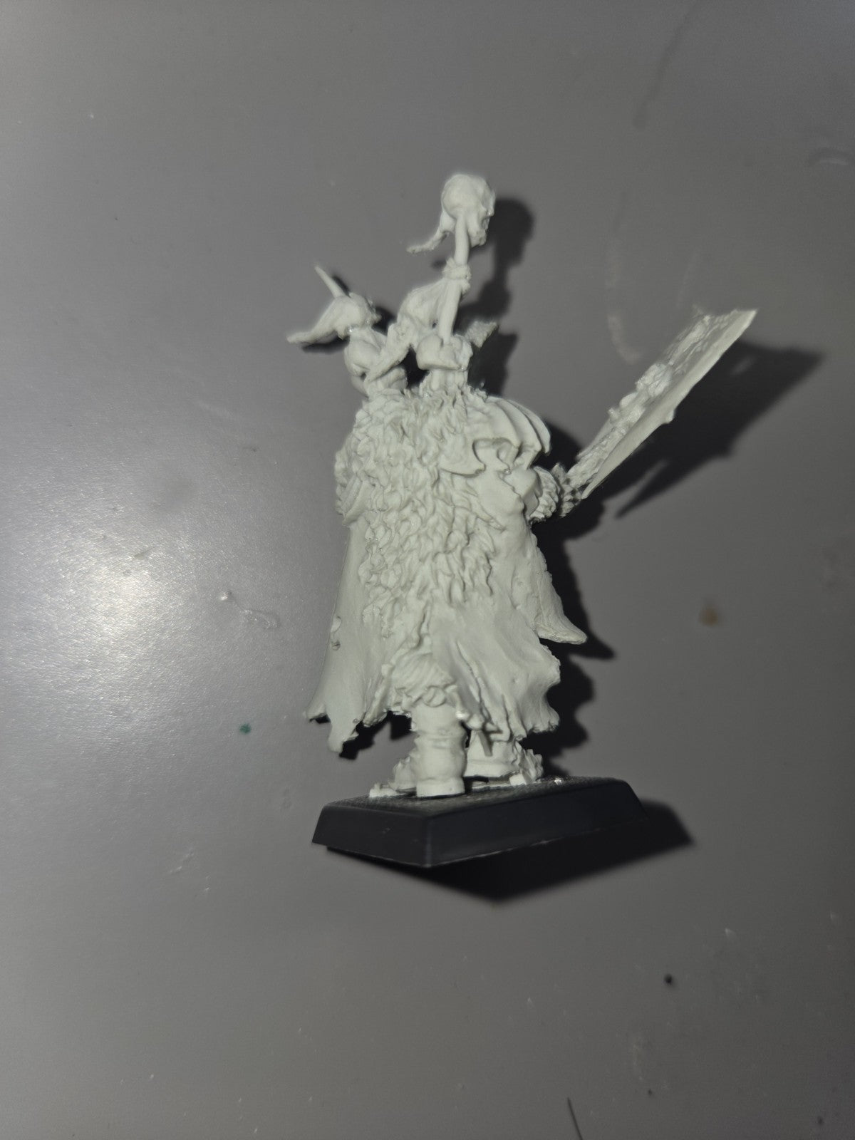 KRELL LORD OF UNDEATH Wight King With Black Axe The Old World finecast RARE1