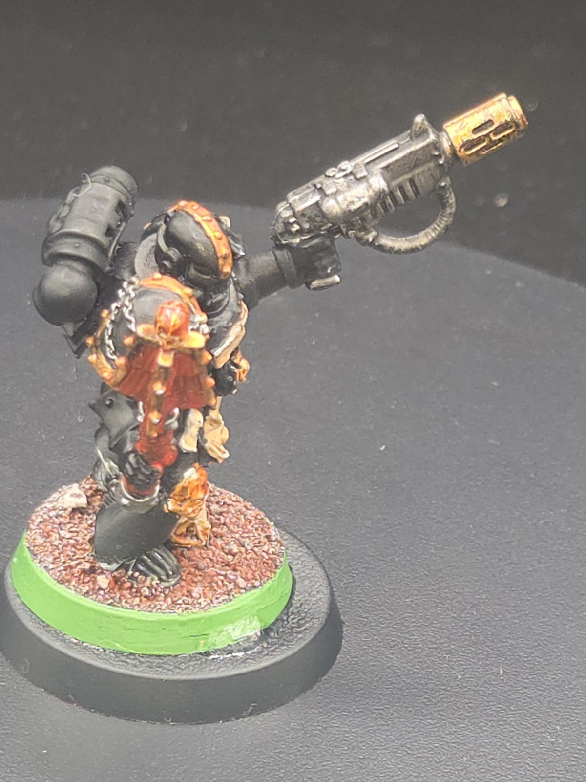 Warhammer 40k Metal Space Marine Chaplain painted 3