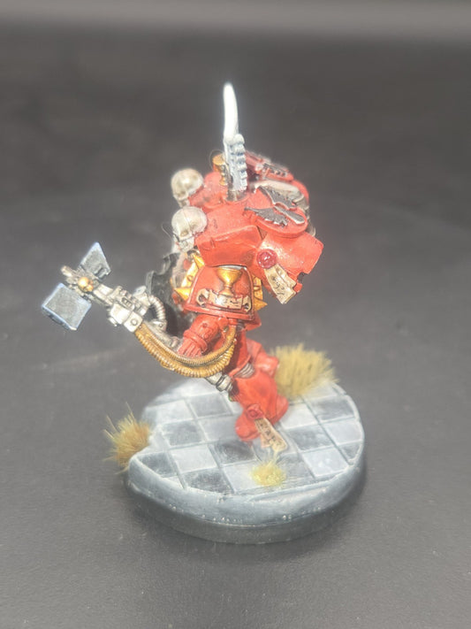 Warhammer 40k Blood Angels Space Marine Snash Captain kitbash1