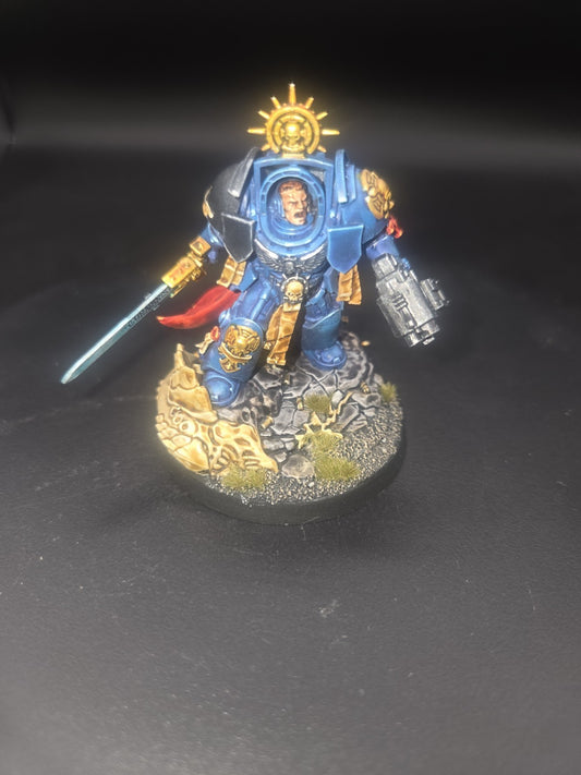Well Painted Captain in Terminator Armour Tabletop Ready Warhammer 40k1