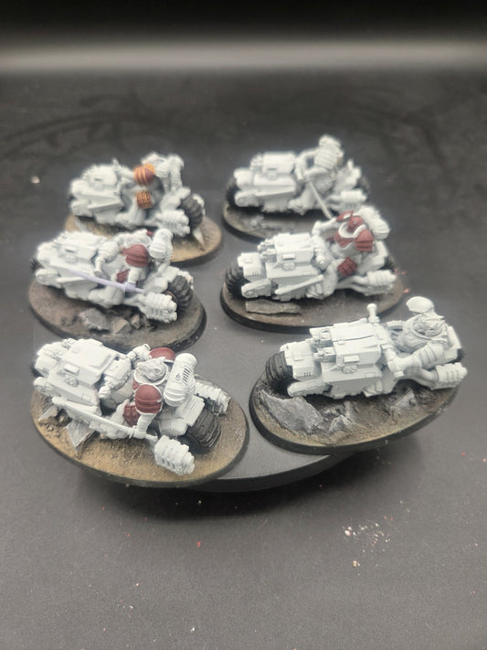 Warhammer 40k Primaris Outriders Squad x2 Samurai kitbash ( See description)1