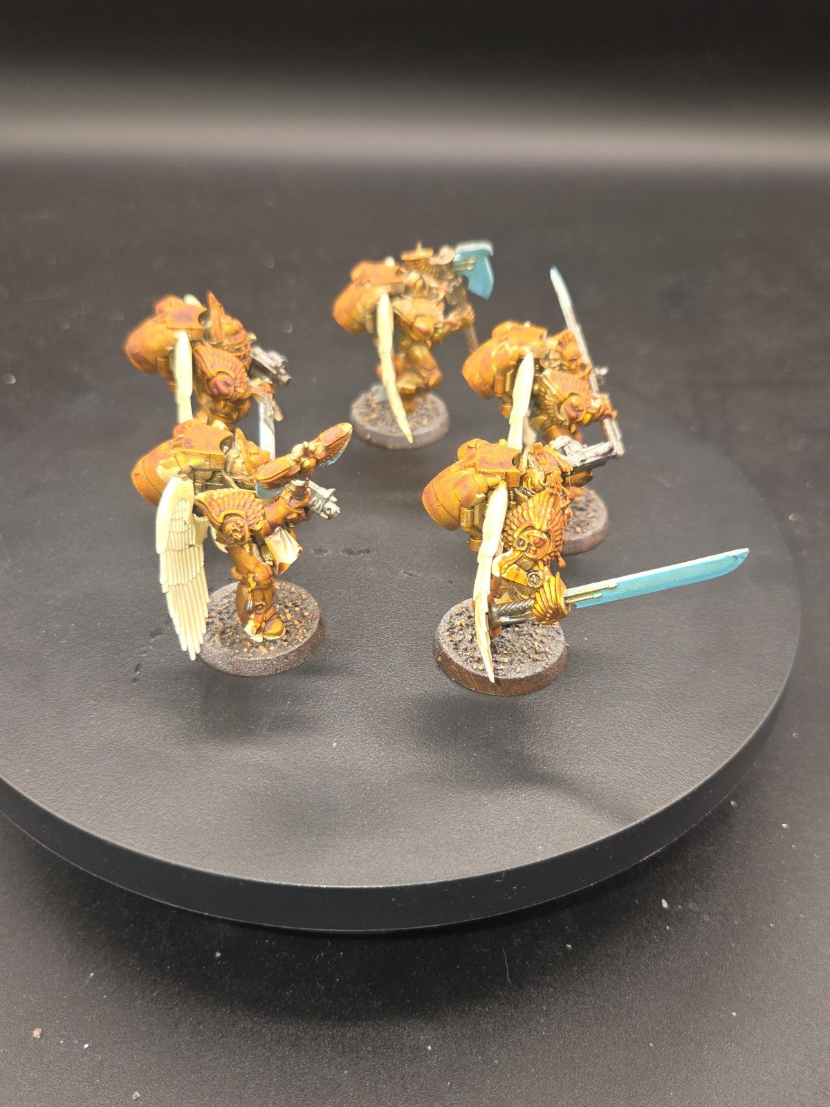 BLOOD ANGELS Sanguinary Guard x5 Tabletop Ready Painted 3