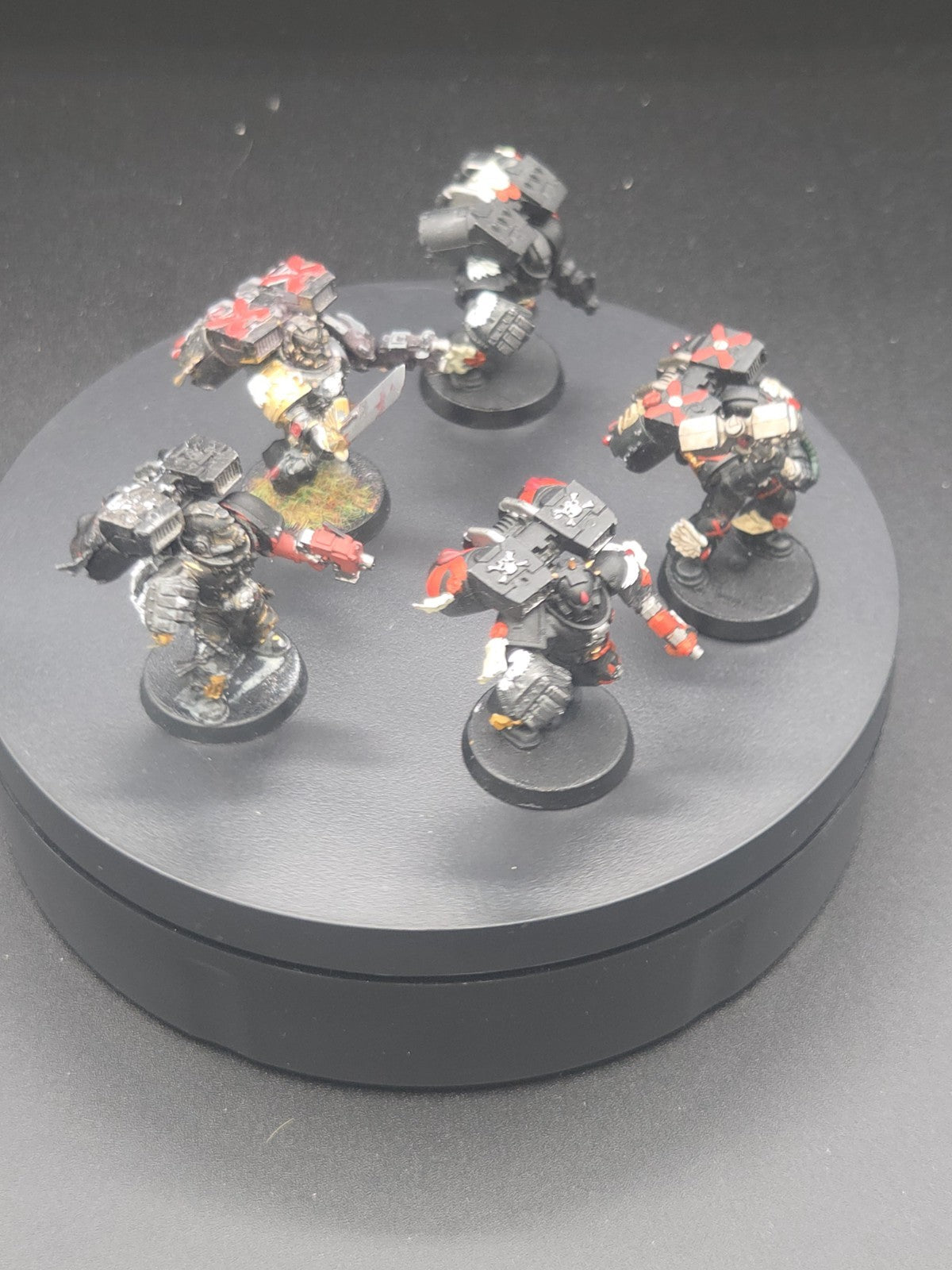 BLOOD ANGELS x5 Death Company With Jump Pack partial paint Warhammer 40K OOP3