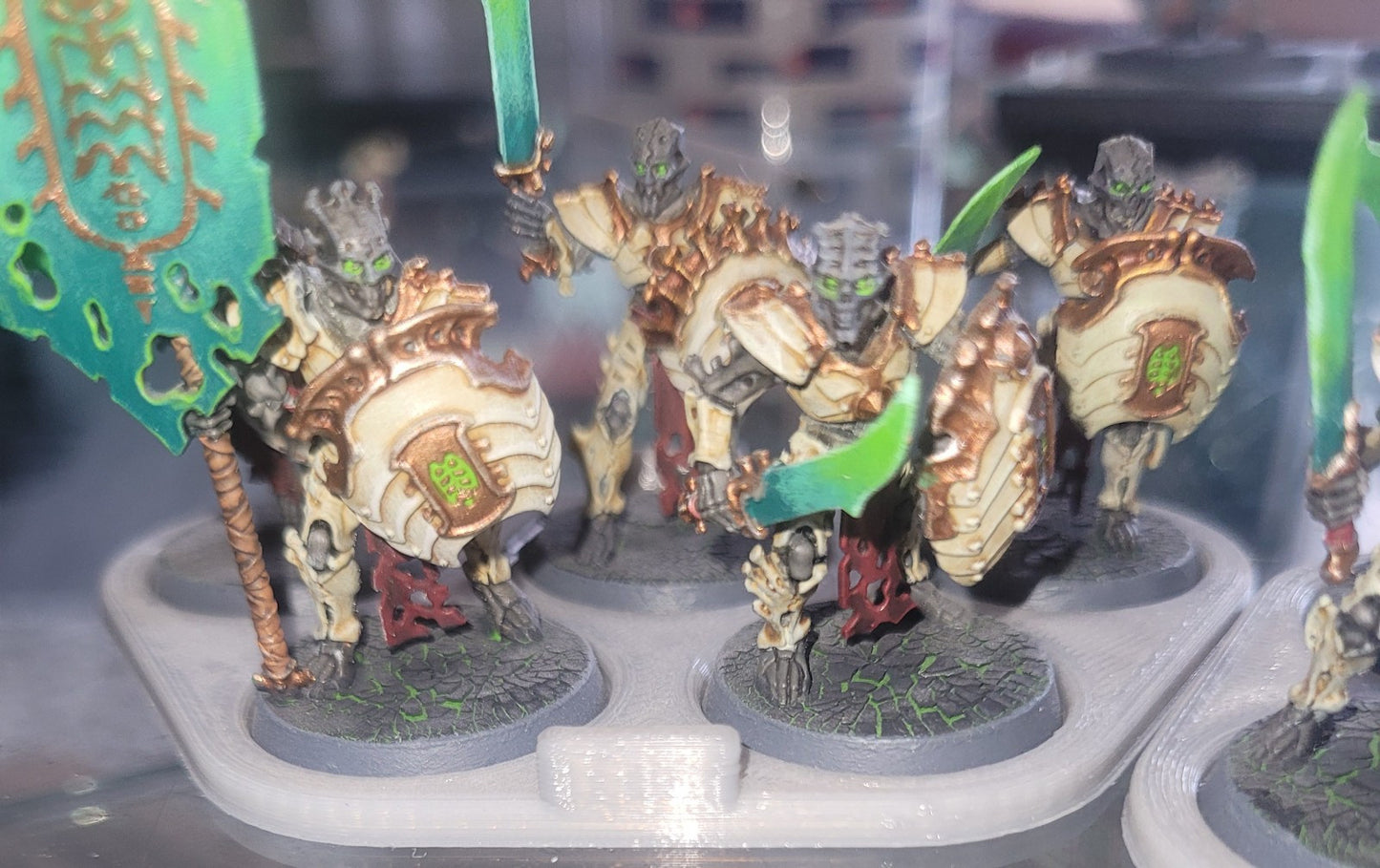 Warhammer AOS well painted and based Ossiarch Bonereapers Mortek Guard SK31523