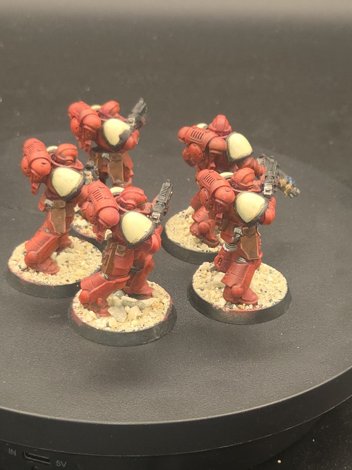 Blood Angels | Assault Intercessors 5  Tabletop Ready painted & based3