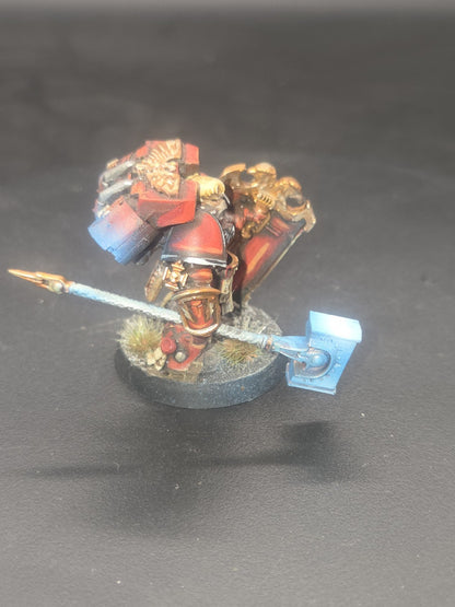 Warhammer 40k Blood Angels Space Marine Smash Captain kitbash3
