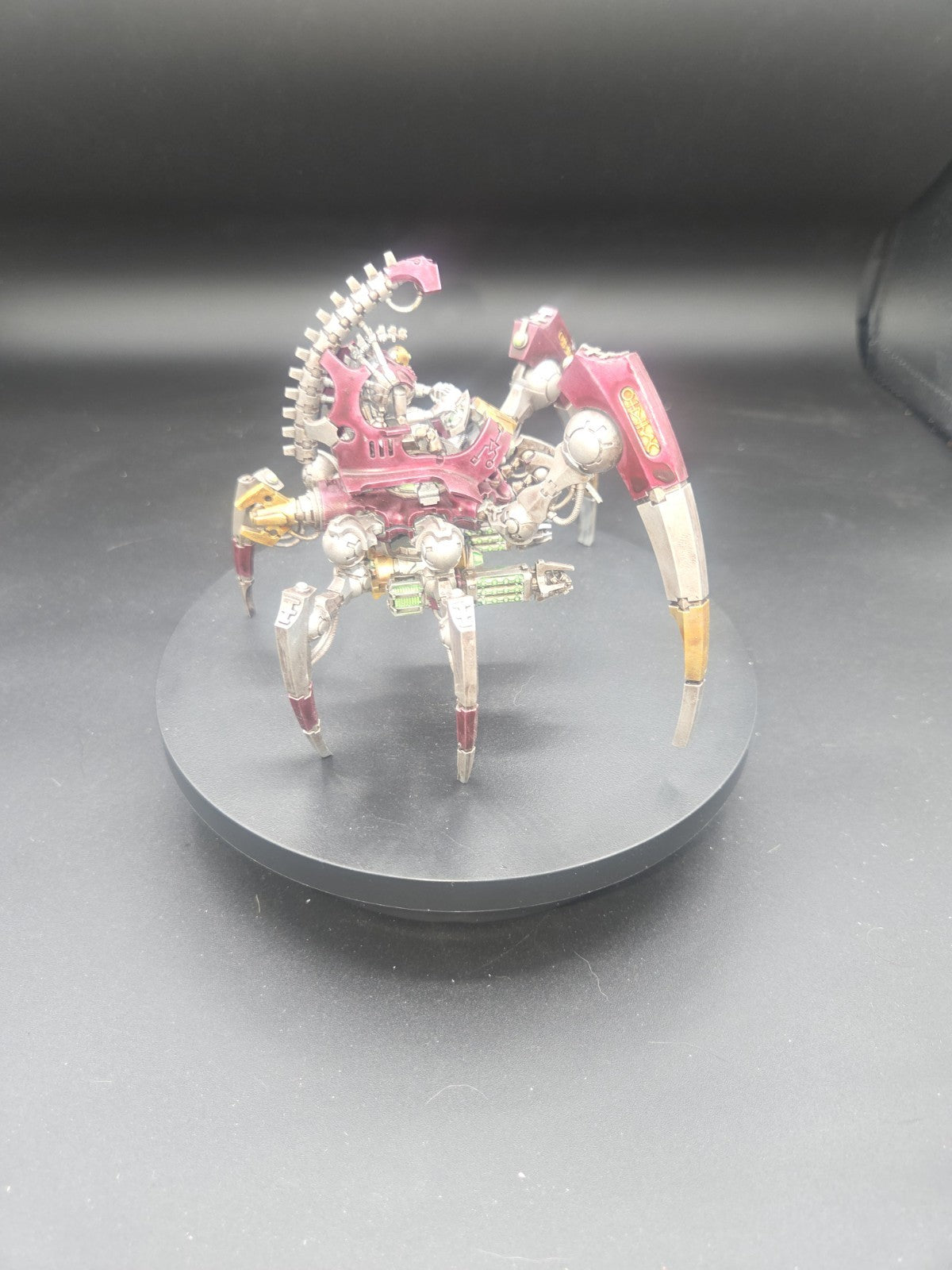 Warhammer 40k Necron Triarch Stalker Tabletop Ready Painted3