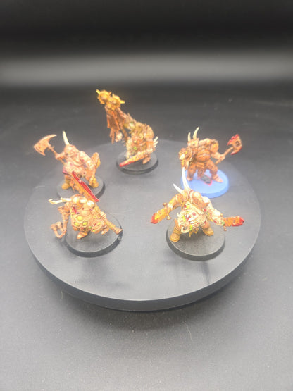 Warhammer Age of Sigmar: Maggotkin of Nurgle Putrid Blightkings Tabletop Ready 0