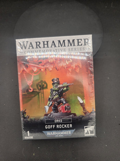 Ork Goff Rocker Miniature 40k Commemorative Series NiB Warhammer GW Sealed0