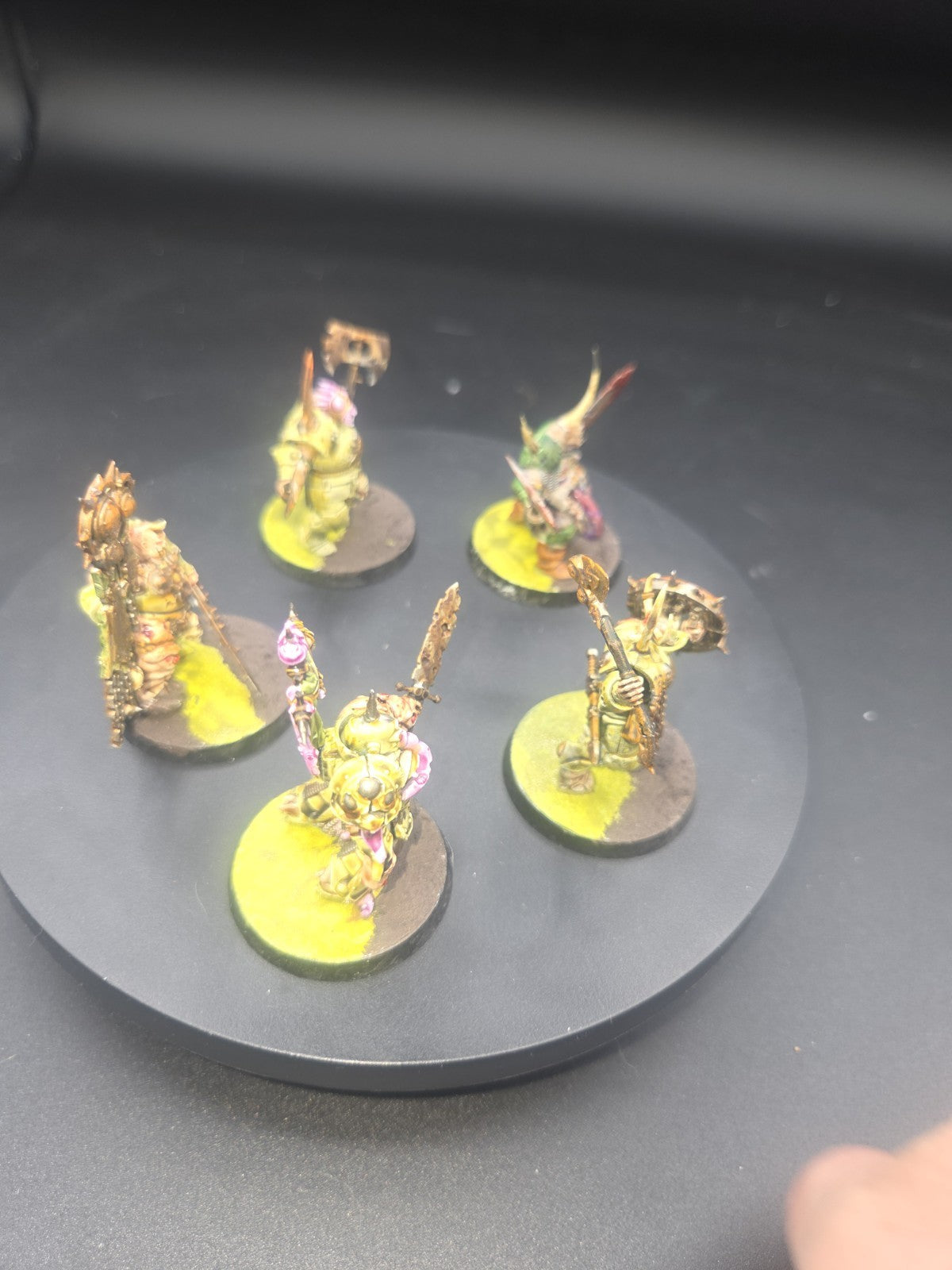 Warhammer Age of Sigmar: Maggotkin of Nurgle Putrid Blightkings Well painted 3