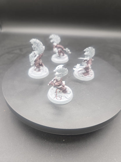 FYRESLAYERS 4 Chosen Axes some paint Warhammer Sigmar 03011