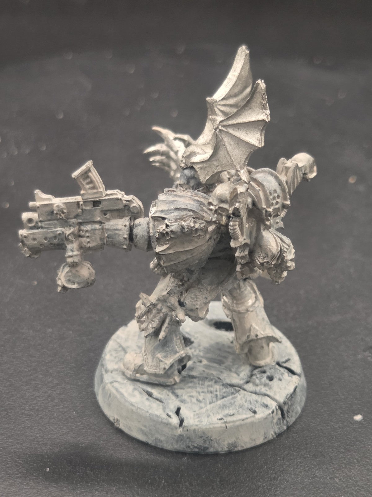 Warhammer 40k Chaos Space Marines - Night Lords Hero  oop metal  Rare1