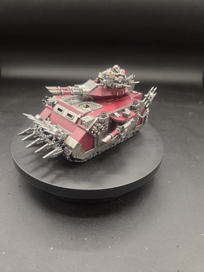 Warhammer 40K painted World Chaos Predator kitbash 1