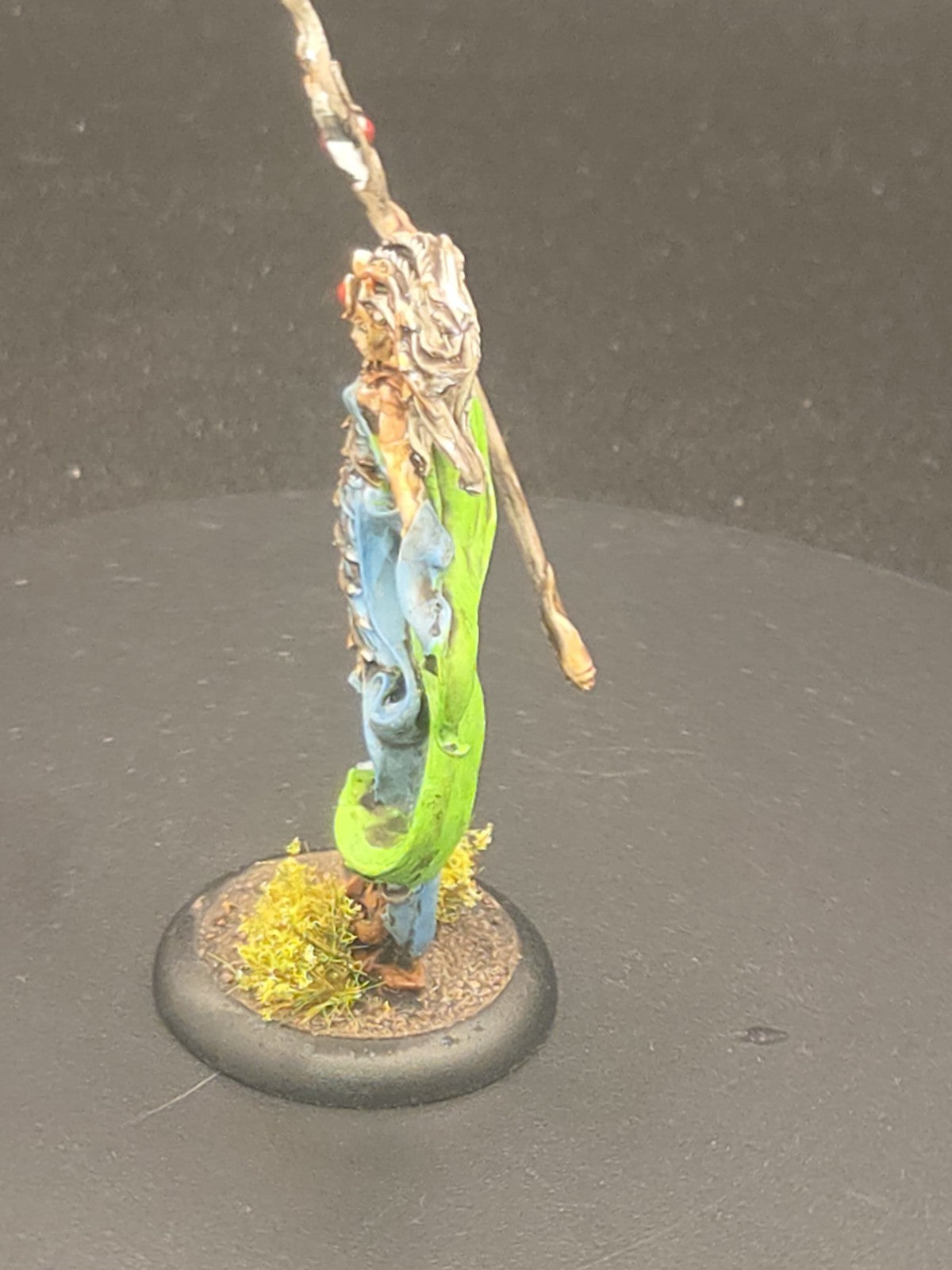 Warhammer Wood Elves metal WOOD ELF FEMALE SPELLWEAVER Painted Citadel 349491