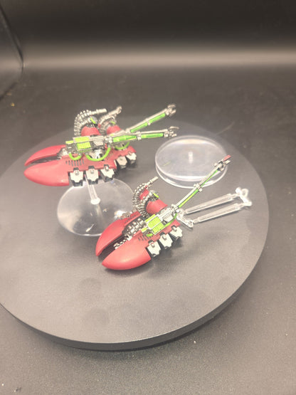 Warhammer 40k Necrons Tabletop Ready Painted Lokhust Destroyers  228-122