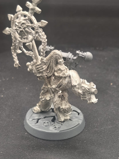 CLASSIC Warhammer 40K Chaos Space Marine Icon Bearer, Metal - OOP Games Workshop0