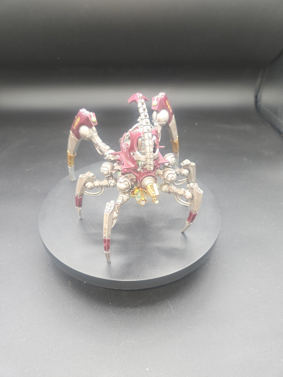 Warhammer 40k Necron Triarch Stalker Tabletop Ready Painted2