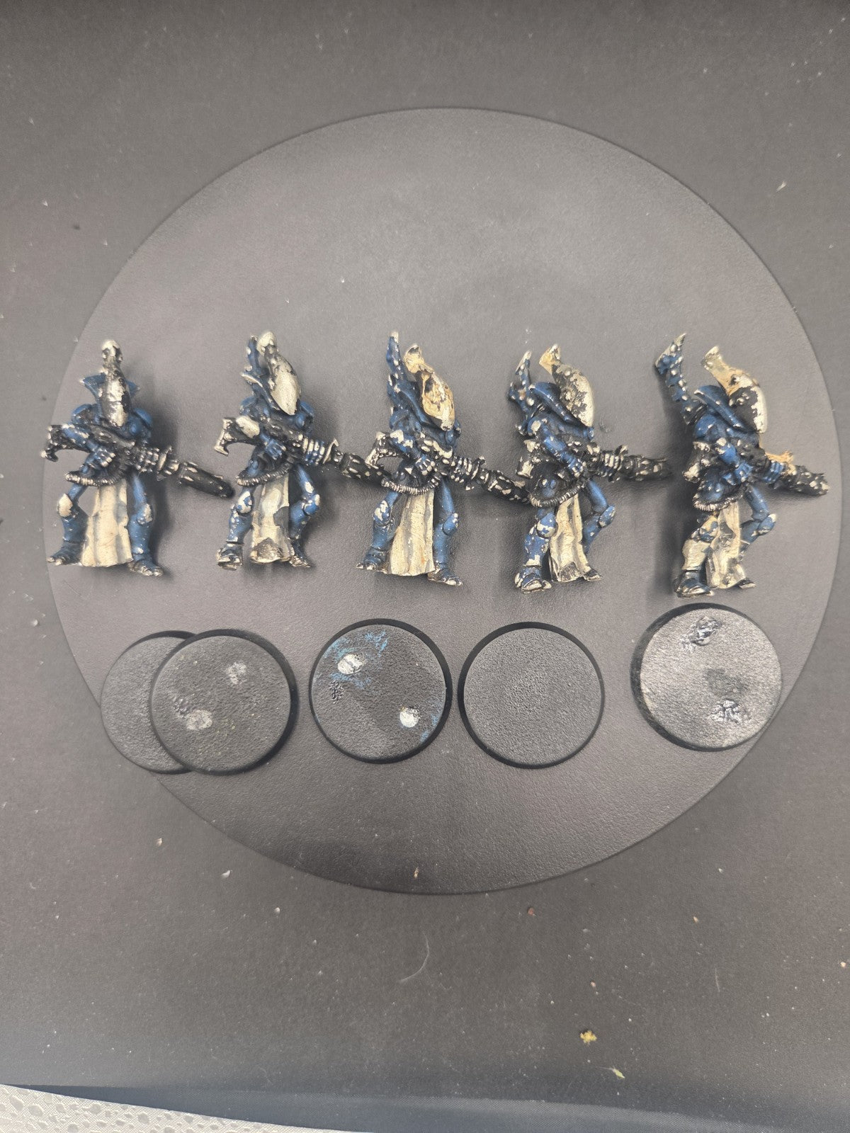 Warhammer 40K Eldar Wraithguard x5 metal OOP0