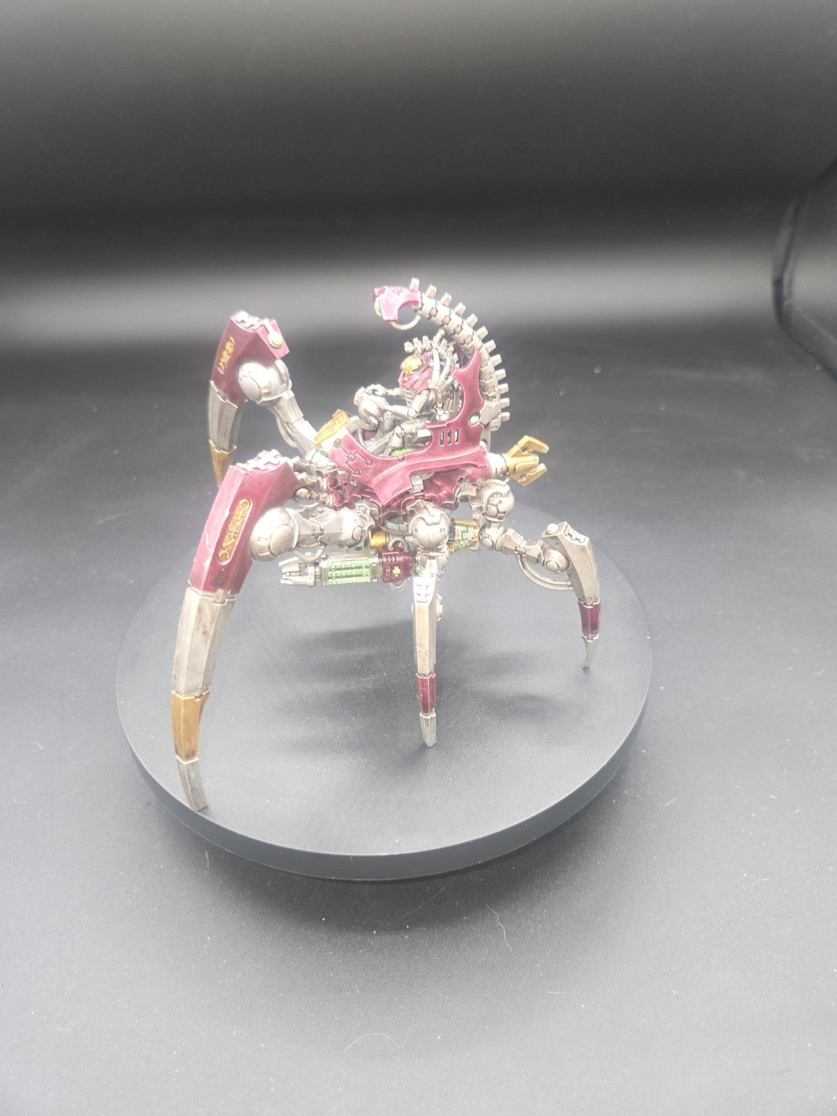 Warhammer 40k Necron Triarch Stalker Tabletop Ready Painted1
