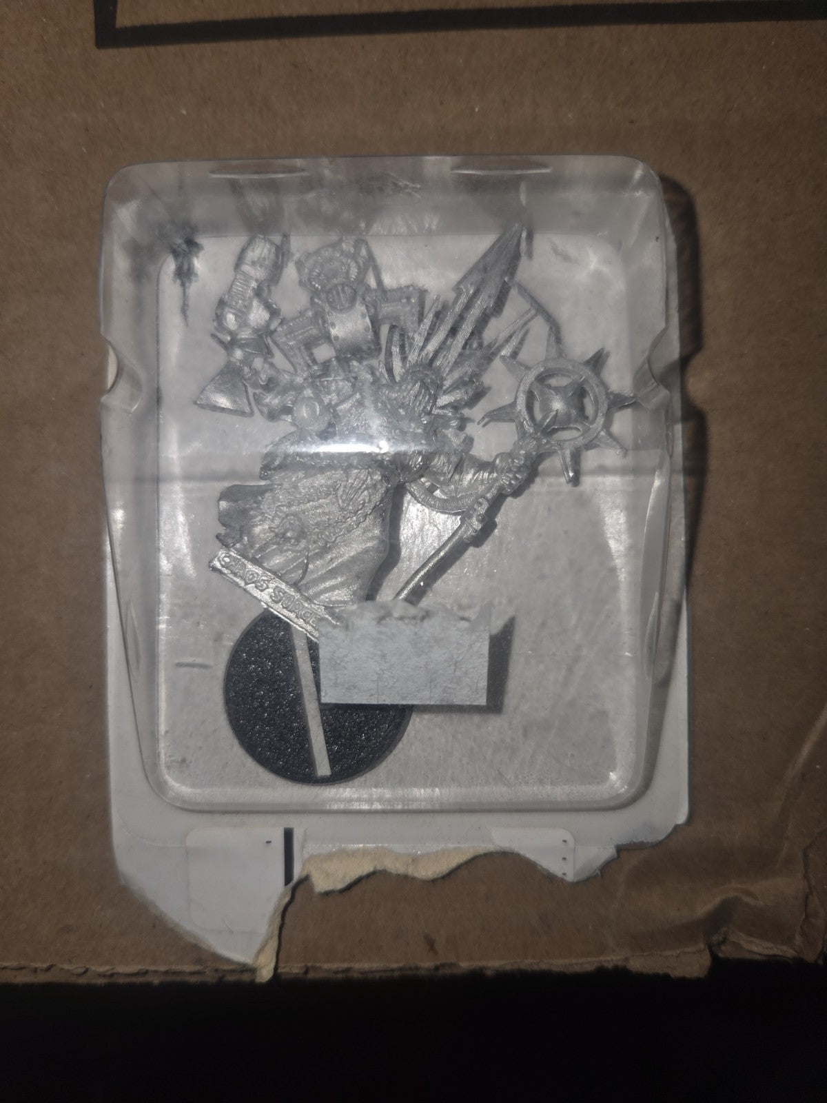 Warhammer 40K Chaos Sorcerer With Plasma Pistol - OOP NiB see desc0