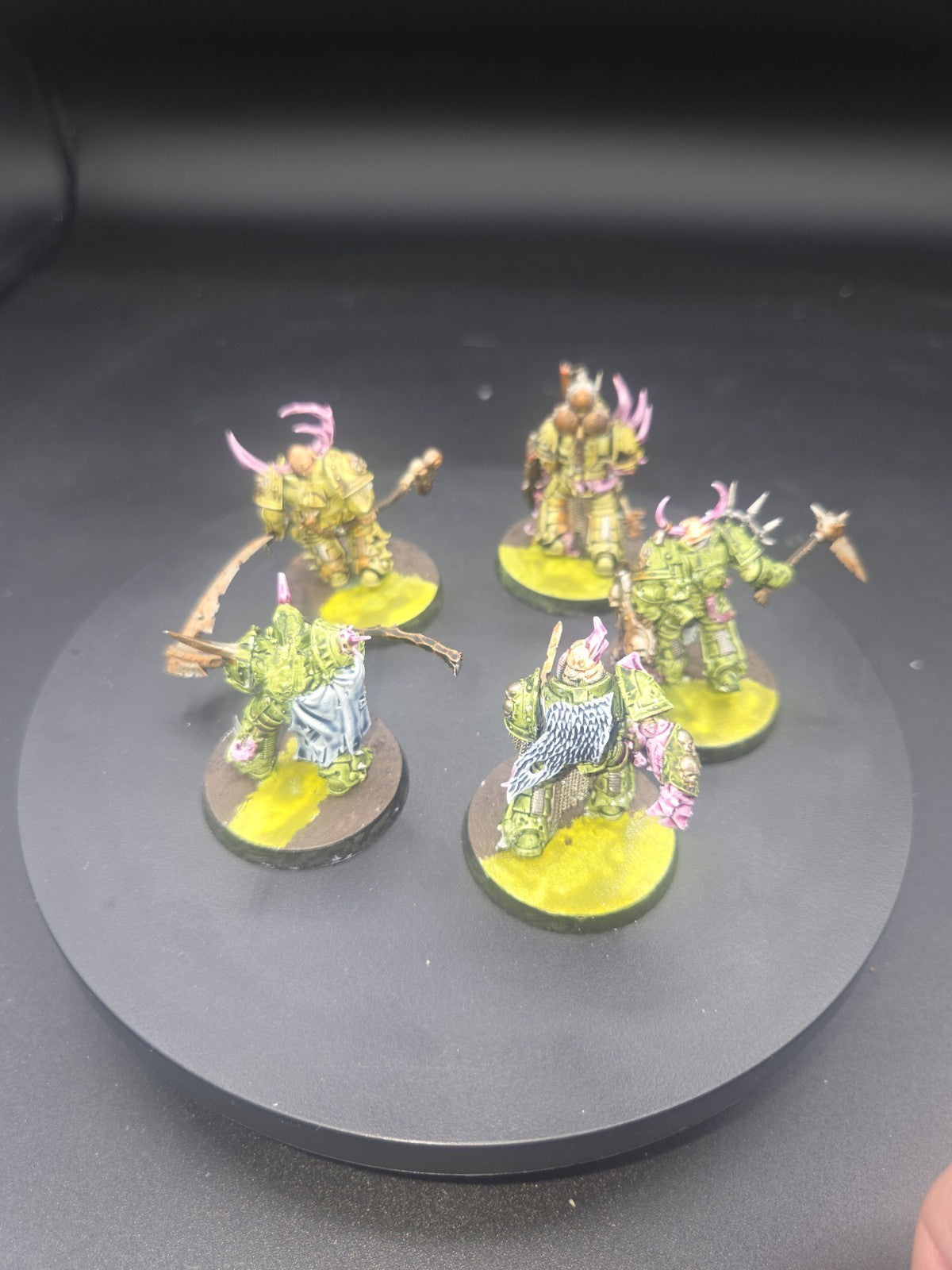 Warhammer Age of Sigmar: Maggotkin of Nurgle Putrid Blightkings Well painted 3