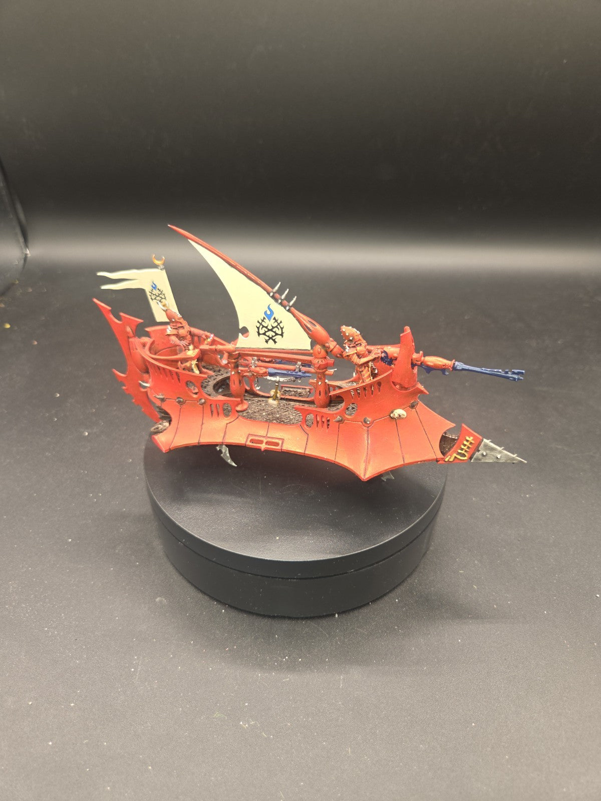 Warhammer 40k Dark Eldar Drukhari Raider Tabletop ready Painted3