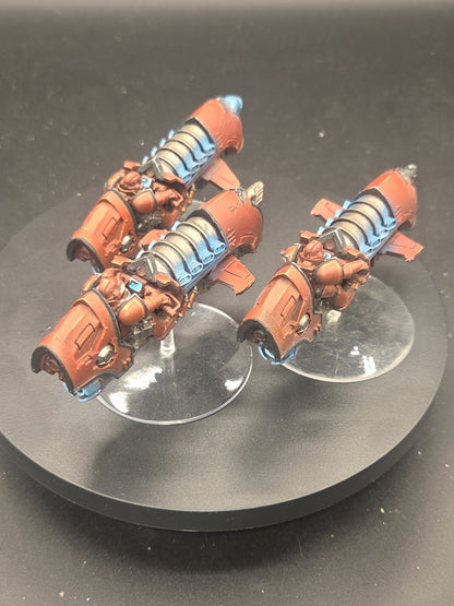ForgeWorld resin 30k Blood Angels Scimitar Jetbike Squadron Pack Well painted3
