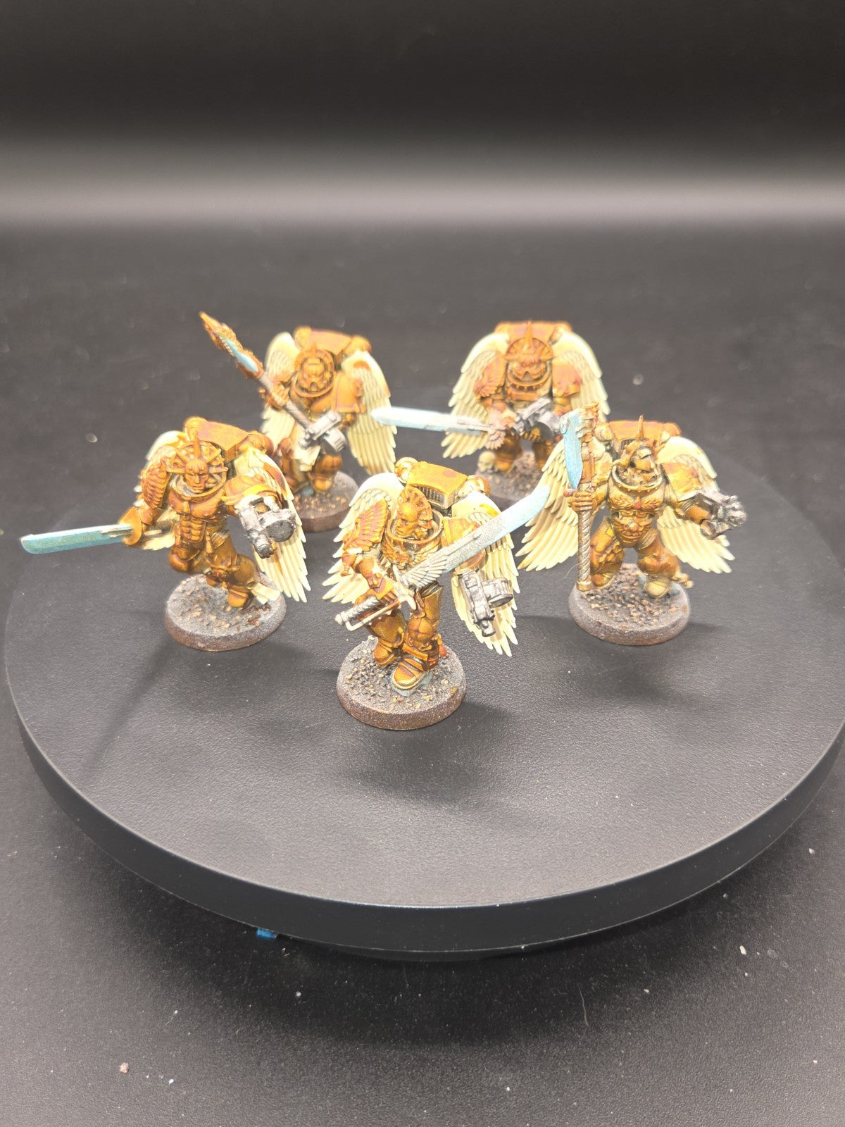 BLOOD ANGELS  Sanguinary Guard x5 Tabletop Ready Painted 0