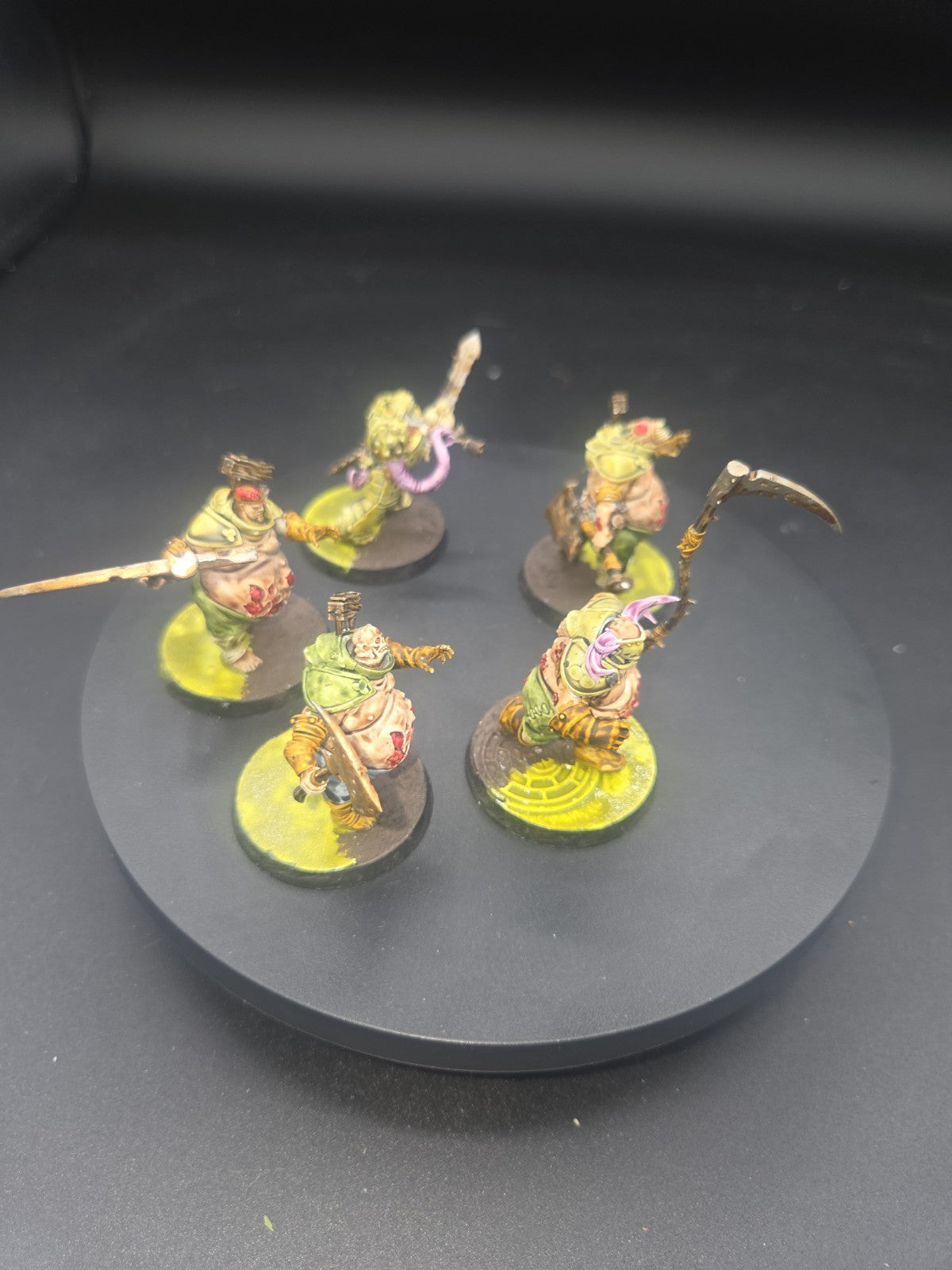 Warhammer Age of Sigmar: Maggotkin of Nurgle Putrid Blightkings Well painted 5