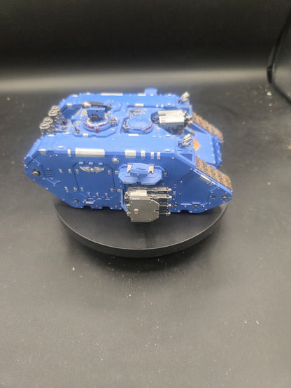 Warhammer 40k Ultramarines Space Marine Tabletop Ready Well Painted Land Raider 1