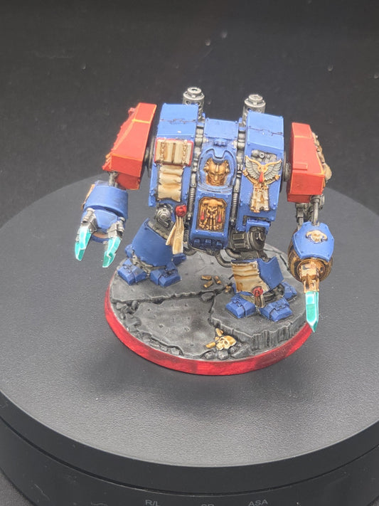 OOP Librarian Dreadnought Blood Angels Warhammer 40k Space Marines Table Ready0