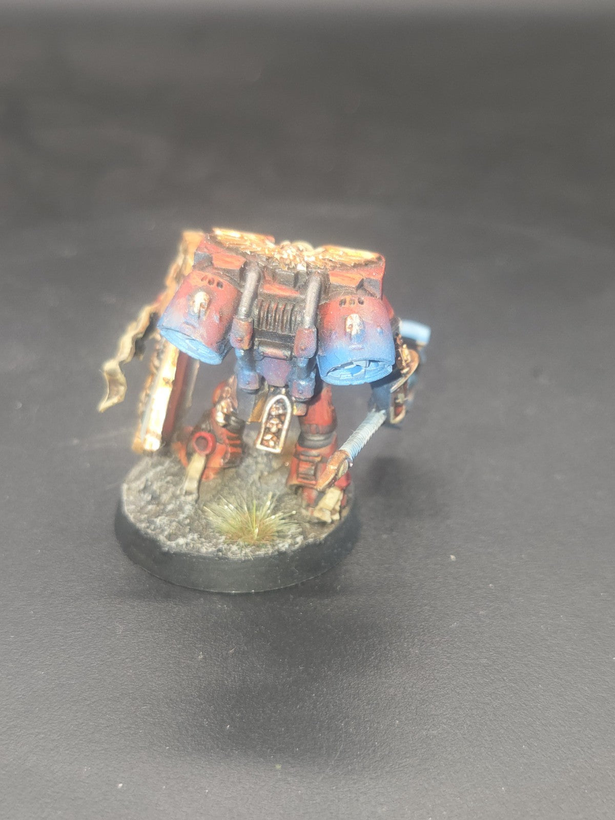 Warhammer 40k Blood Angels Space Marine Smash Captain kitbash2