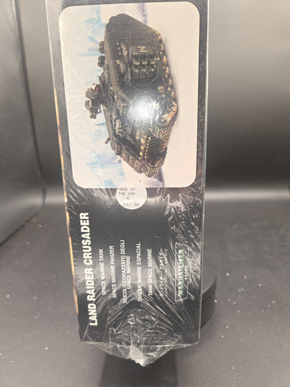 Sealed NiB Warhammer 40k Space Marine Land Raider Crusader Metal USA Made 2
