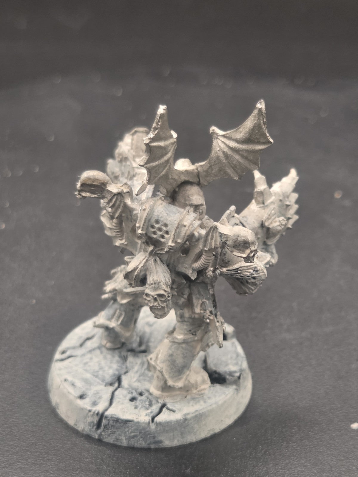 Warhammer 40k Chaos Space Marines - Night Lords Hero  oop metal  Rare2