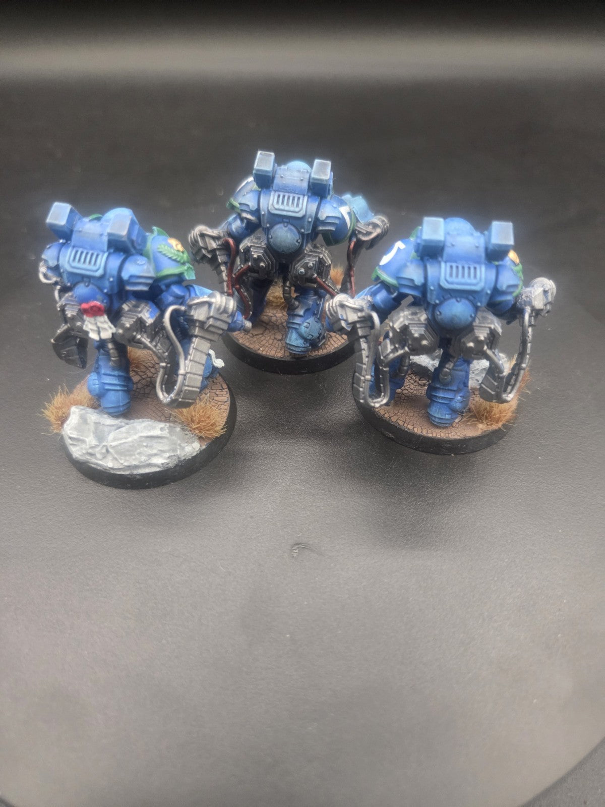 Warhammer 40k Space Marines Ultramarines Primaris Aggressors x3 Painted3