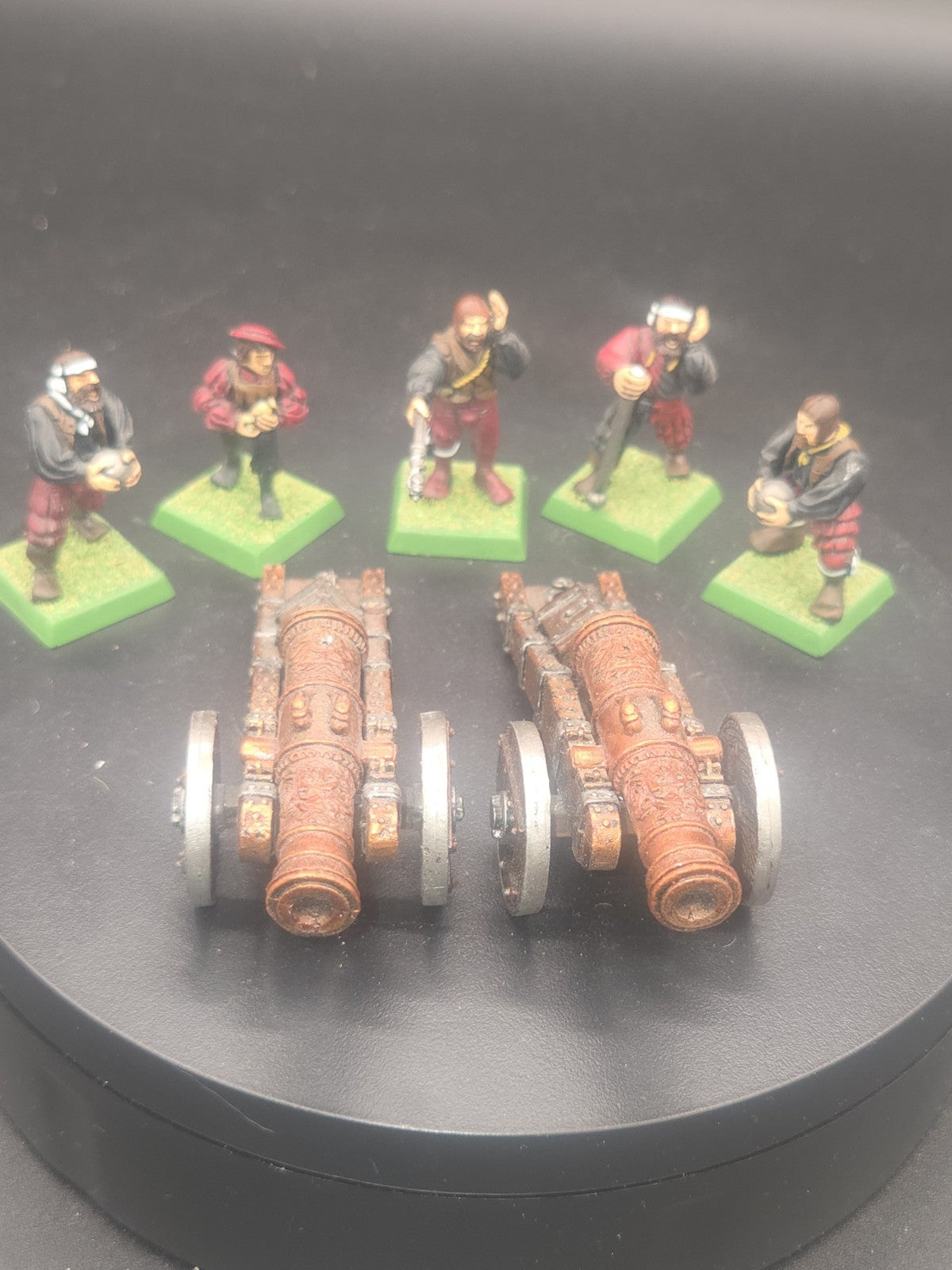 Warhammer Fantasy Empire Great Cannon x2 tabletop ready see description 0
