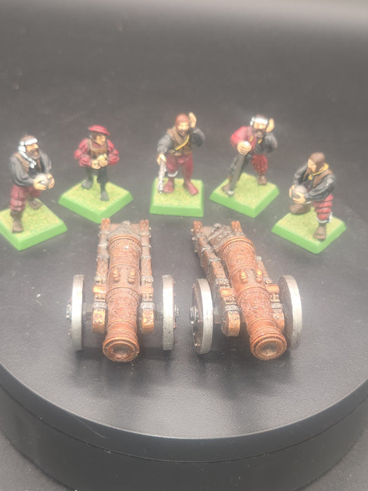 Warhammer Fantasy Empire Great Cannon x2 tabletop ready see description 0