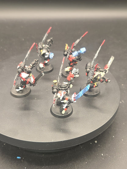 BLOOD ANGELS 5 Death Company With Jump Pack and Wings Well Painted Warhammer 40K3