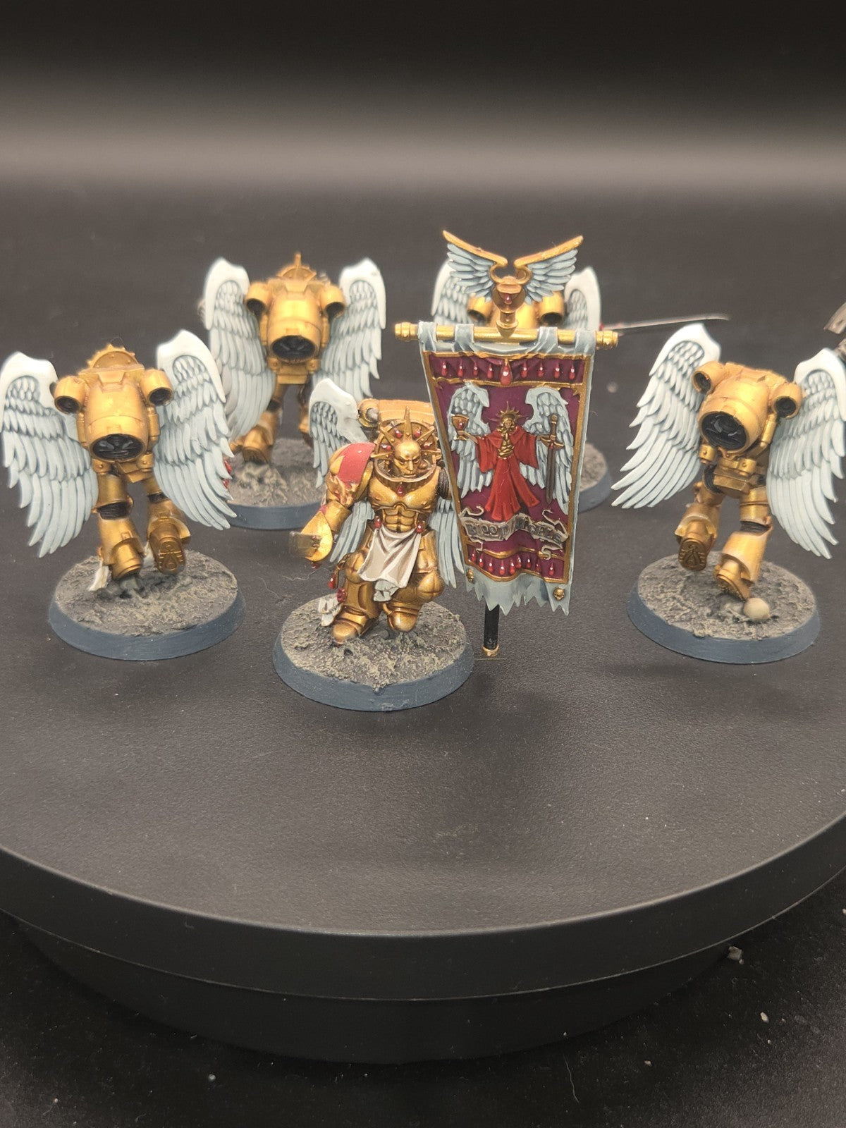 BLOOD ANGELS  Sanguinary Guard x5 Tabletop Ready Well Painted 2