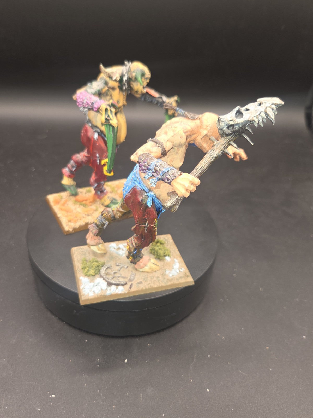 Warhammer Ogre Kingdoms Sons of Behemat Gargants x2 Tabletop Ready Painted 3