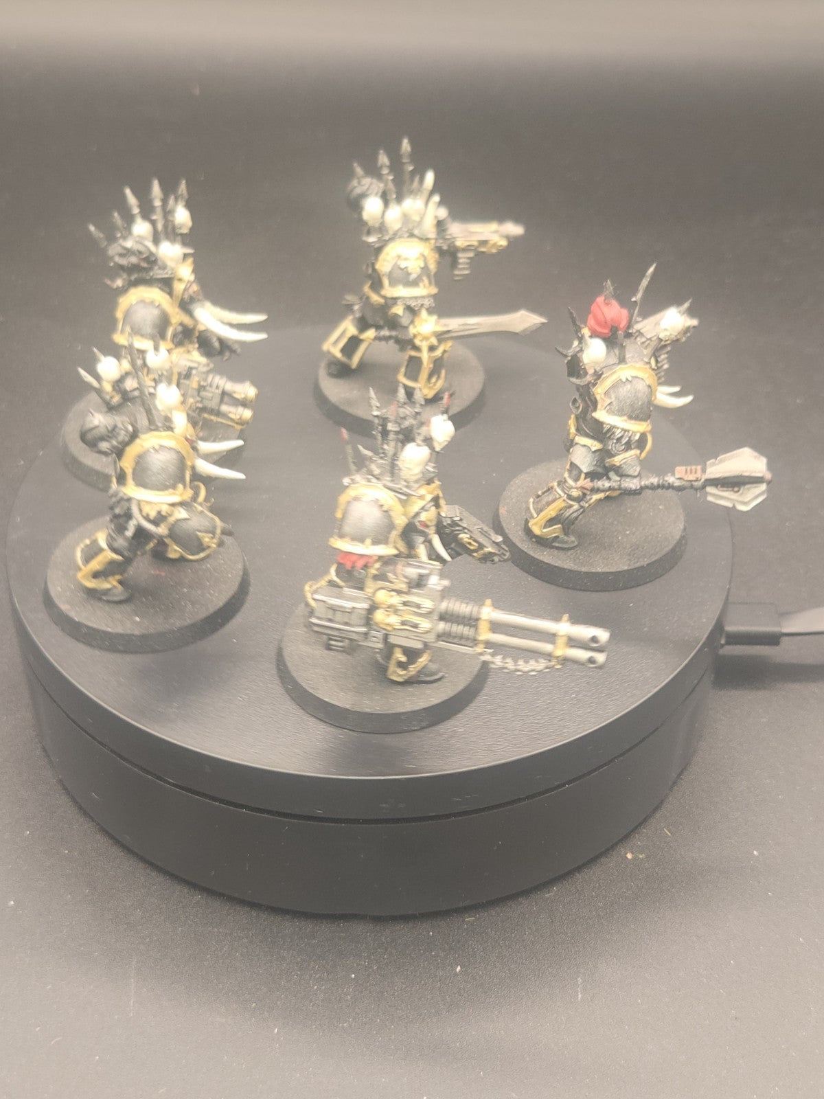 Black Legion Chaos Terminators x5 Tabletop Ready Warhammer 50k CSM painted 3