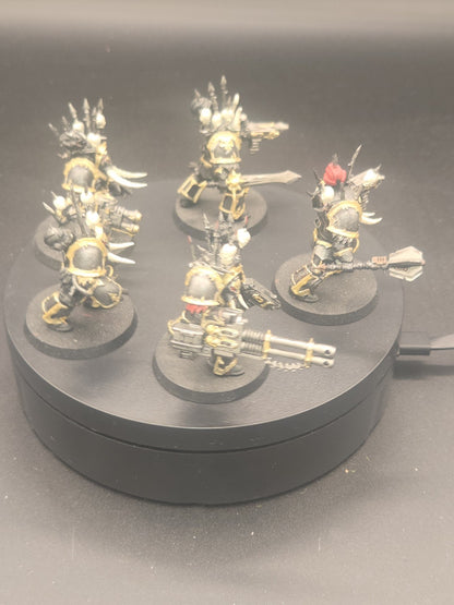 Black Legion Chaos Terminators x5 Tabletop Ready Warhammer 50k CSM painted 3