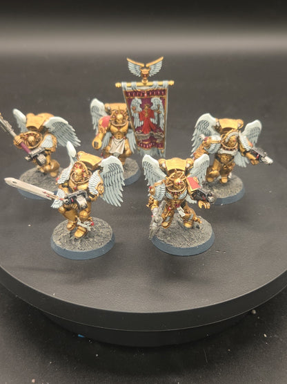 BLOOD ANGELS  Sanguinary Guard x5 Tabletop Ready Well Painted 0