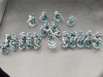 Warhammer 40k Primaris Space Marine Army Alpha Legion lot Unique Paintjob0