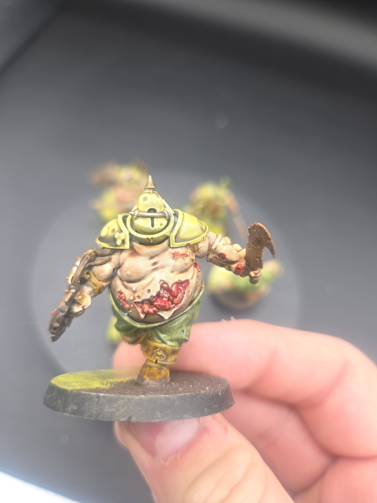 Warhammer Age of Sigmar: Maggotkin of Nurgle Putrid Blightkings Well painted 1