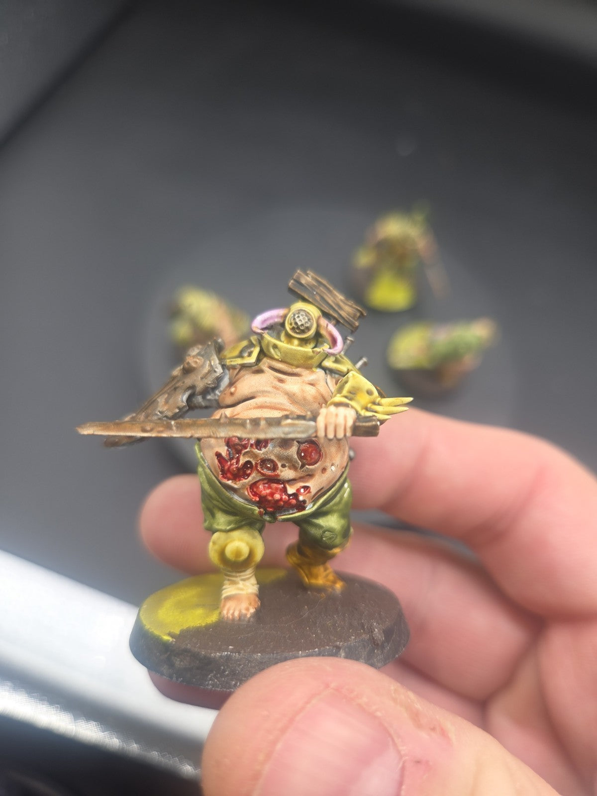 Warhammer Age of Sigmar: Maggotkin of Nurgle Putrid Blightkings Well painted 2