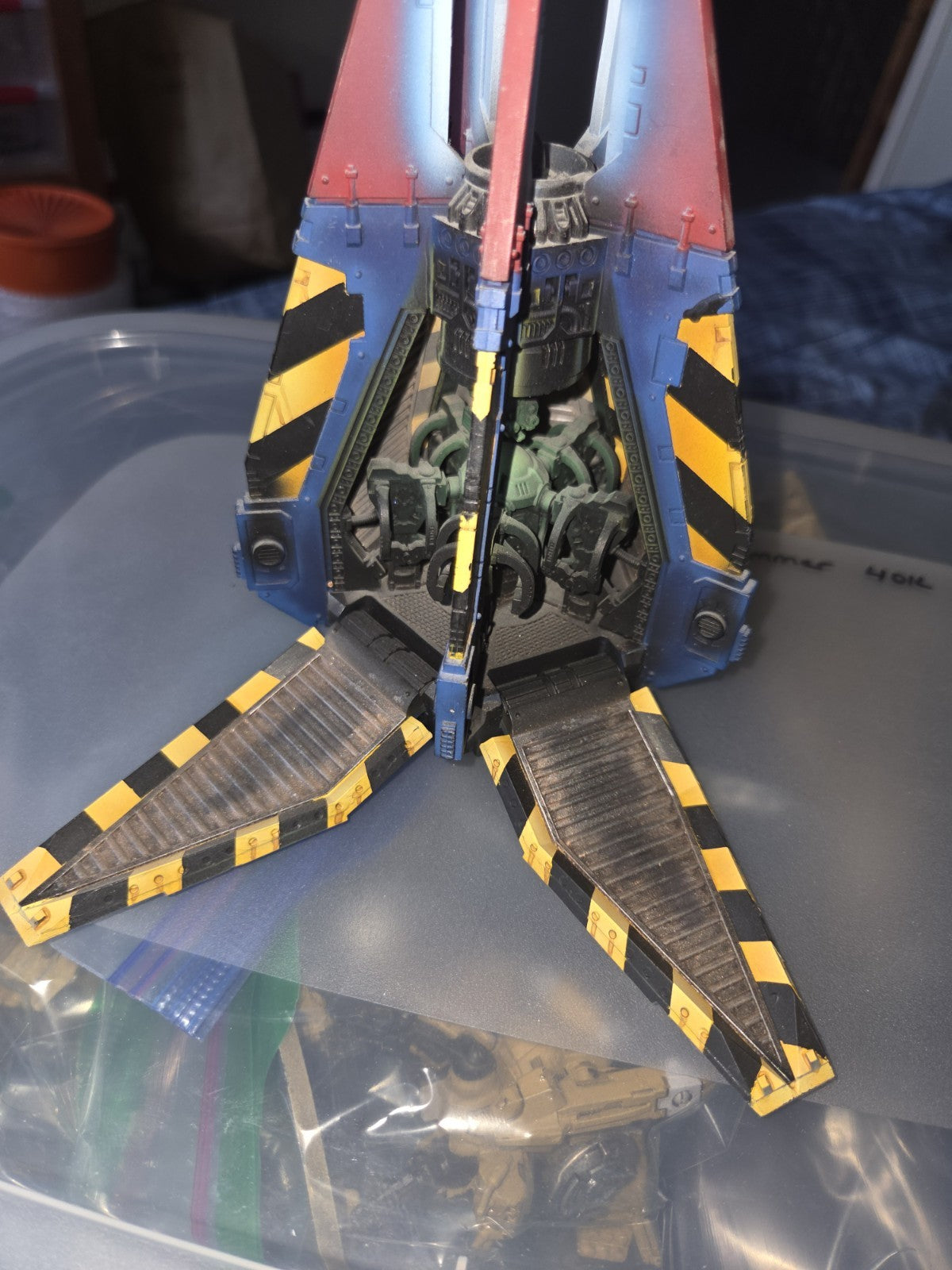 SPACE MARINES Drop pod Very well  Painted Warhammer 40K fully functional 2